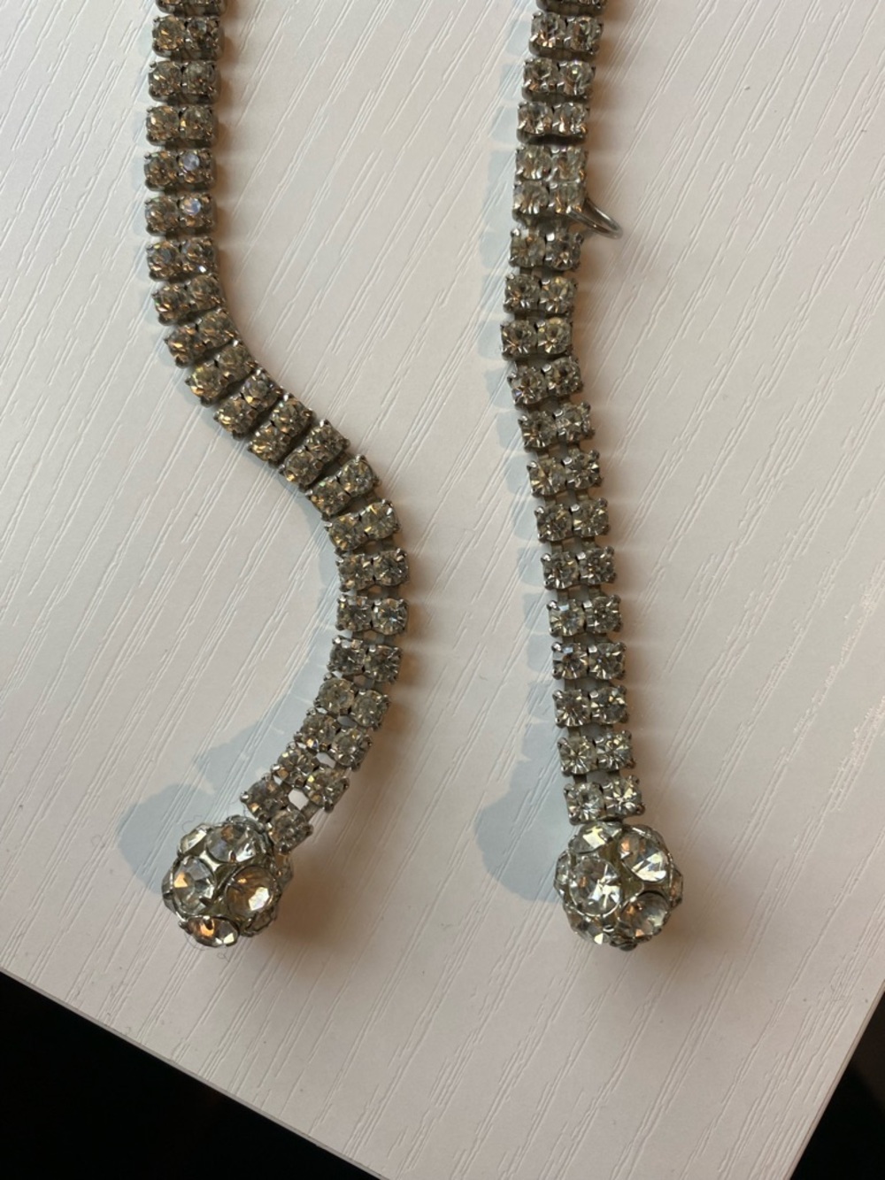 Vintage Diamondesque Belt/Necklace - Picture 2 of 2